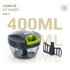 Dụng Cụ Xay Thực Phẩm Đa Năng Mini OLIVO MPC400A 13