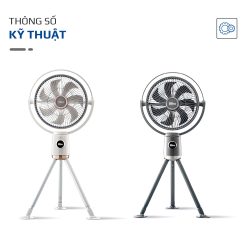 Quạt Tuần Hoàn Không Khí - Quạt Không Dây OLIVO WF1 27