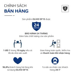 Nồi chiên hơi nước olivo sf15-039