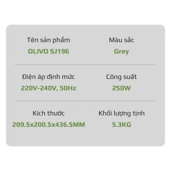 Máy Ép Chậm OLIVO SJ196 023