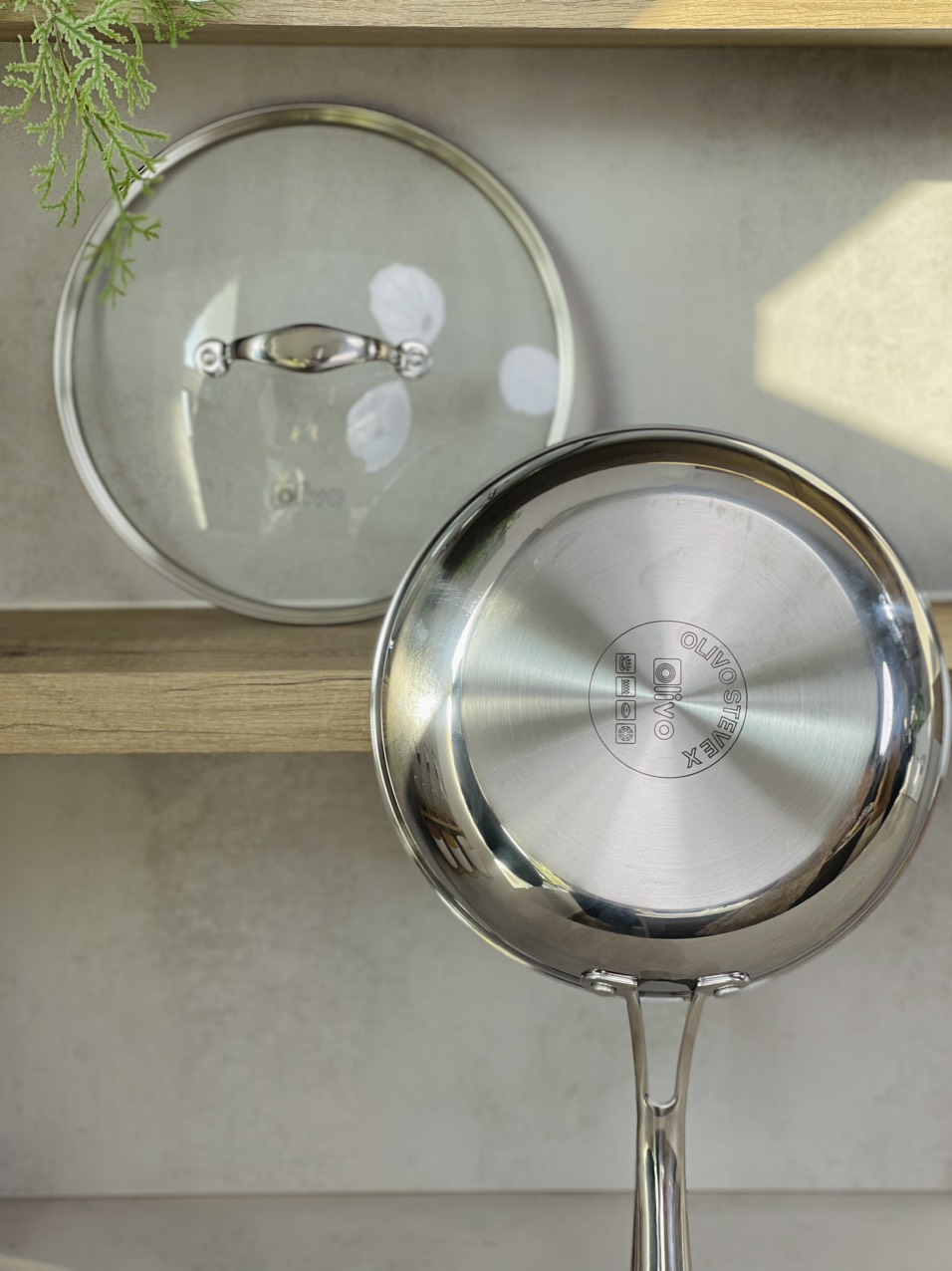 Chảo INOX OLIVO STEVE X có chống dính
