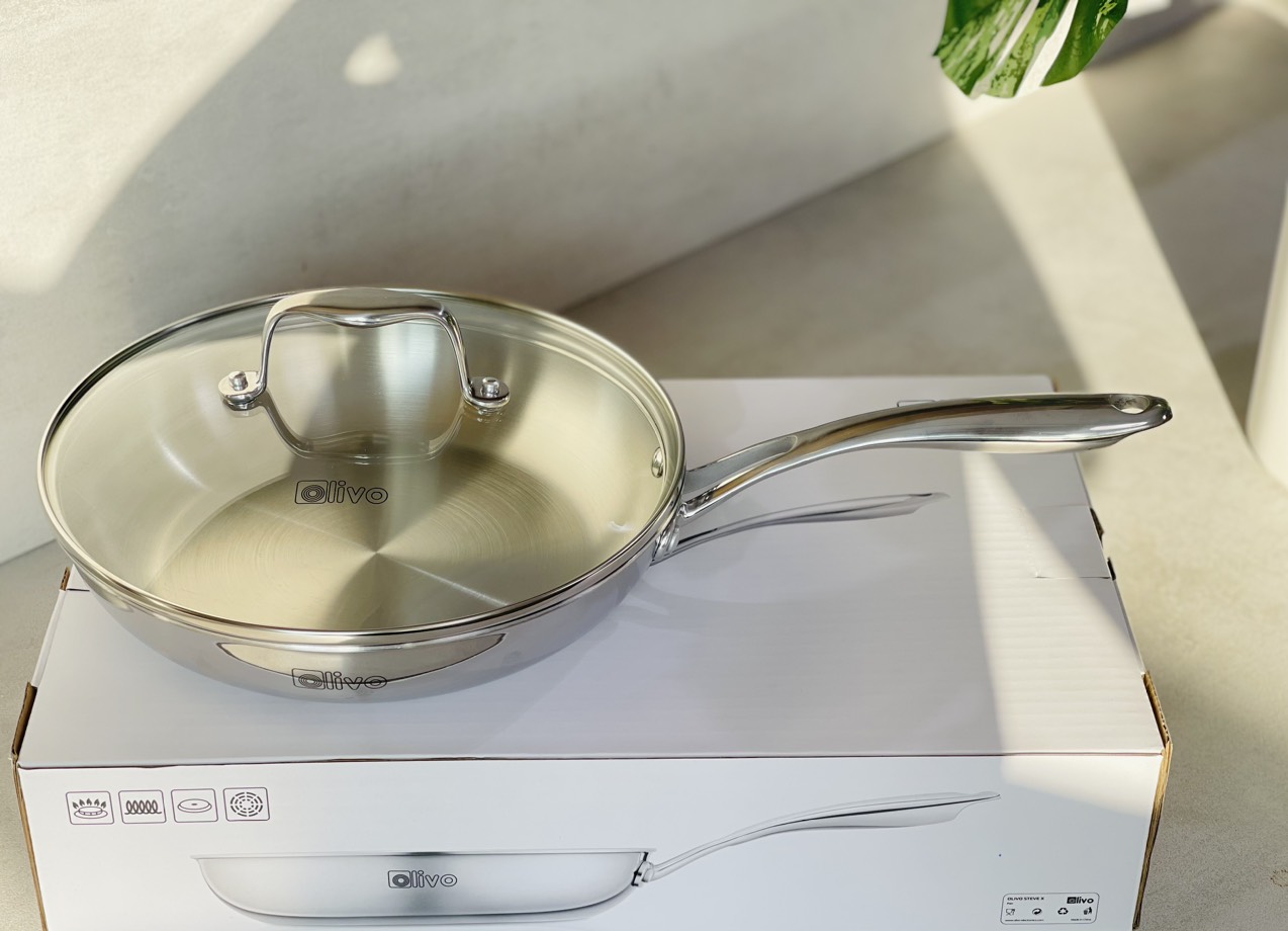 Chảo INOX OLIVO STEVE X có chống dính