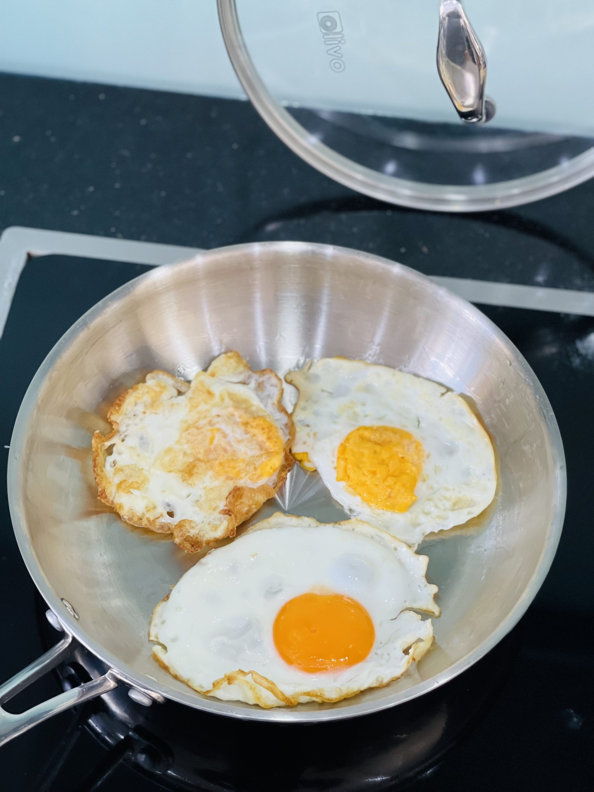 Rán đậu, rán trứng bằng chảo OLIVO STEVE X
