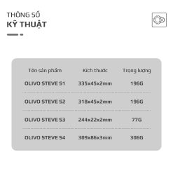 Bộ Dao 4 Món OLIVO STEVE