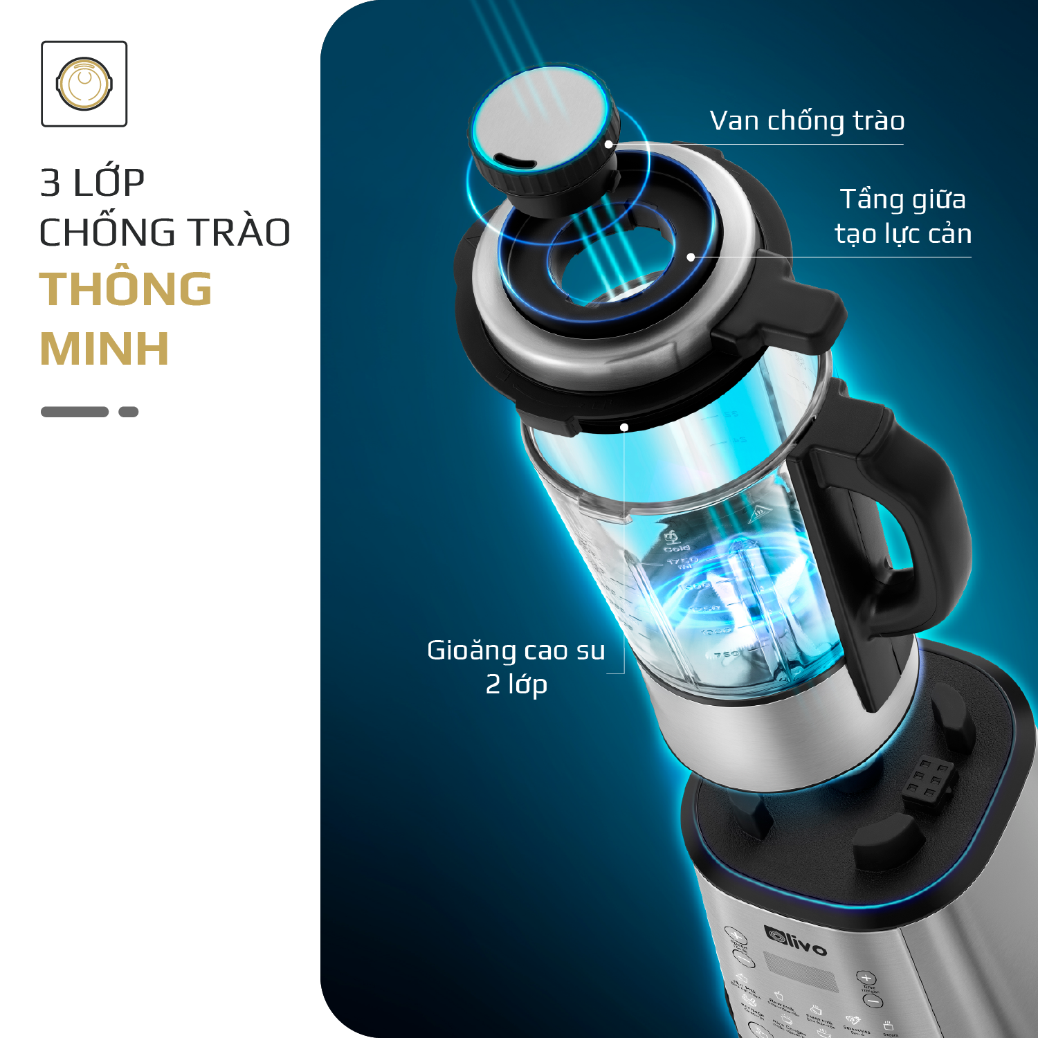 Máy làm sữa hạt OLIVO X20 PLUS - phụ kiện nhà bếp chị em nào cũng mê