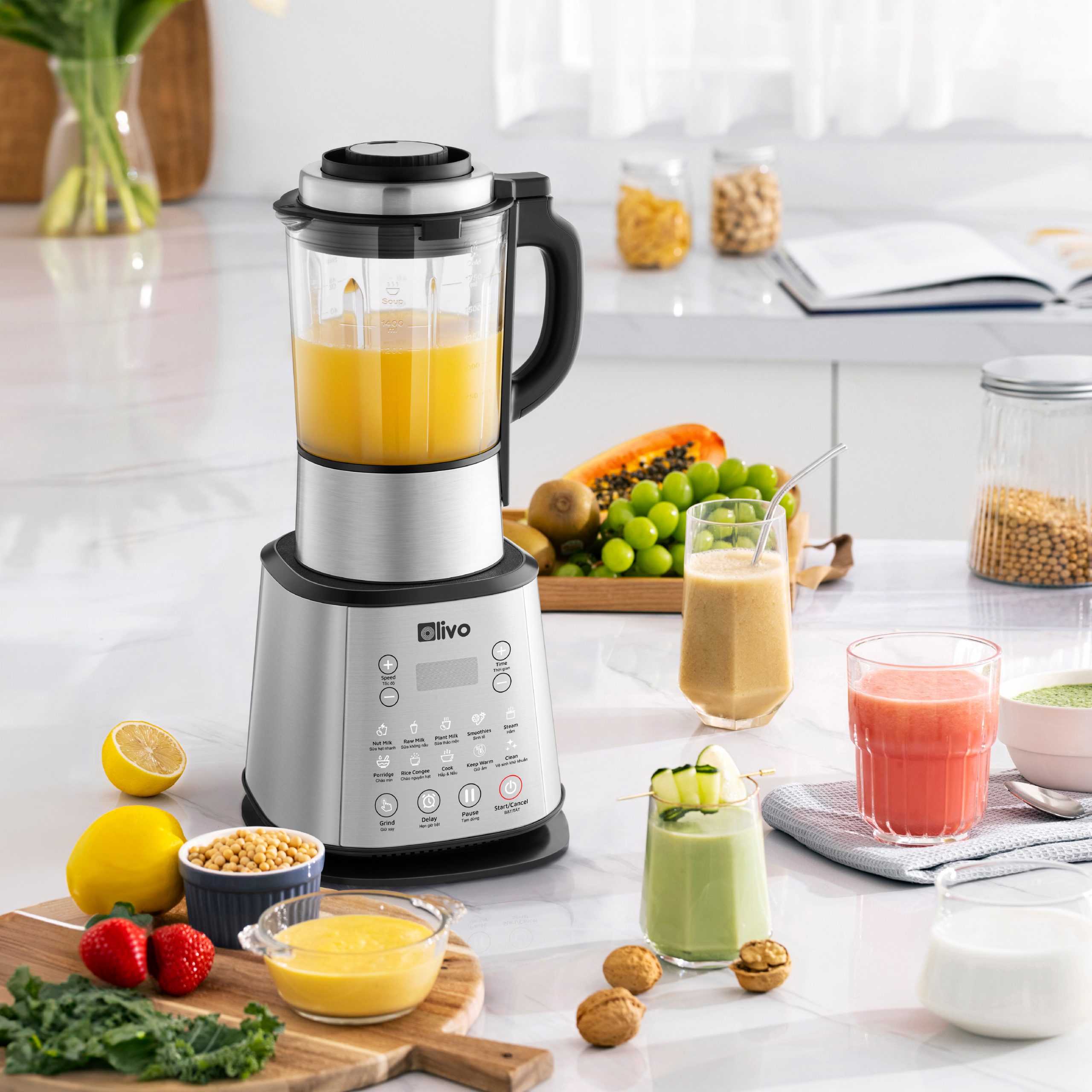 Máy làm sữa hạt OLIVO X20 PLUS - phụ kiện nhà bếp chị em nào cũng mê