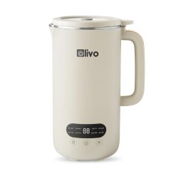 Máy Làm Sữa Hạt OLIVO CB1000 - Dung Tích 1L, Nắp INOX Kết Hợp Kính Cường Lực Duy Nhất Trên Thị Trường, Công Suất 880W, 9 Chế Độ, Chống Trào Tuyệt Đối
