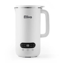 Máy Xay Nấu Đa Năng OLIVO CB1000 - Dung Tích 1L, Nắp INOX Kết Hợp Kính Cường Lực Duy Nhất Trên Thị Trường, Công Suất 880W, 9 Chế Độ, Chống Trào Tuyệt Đối