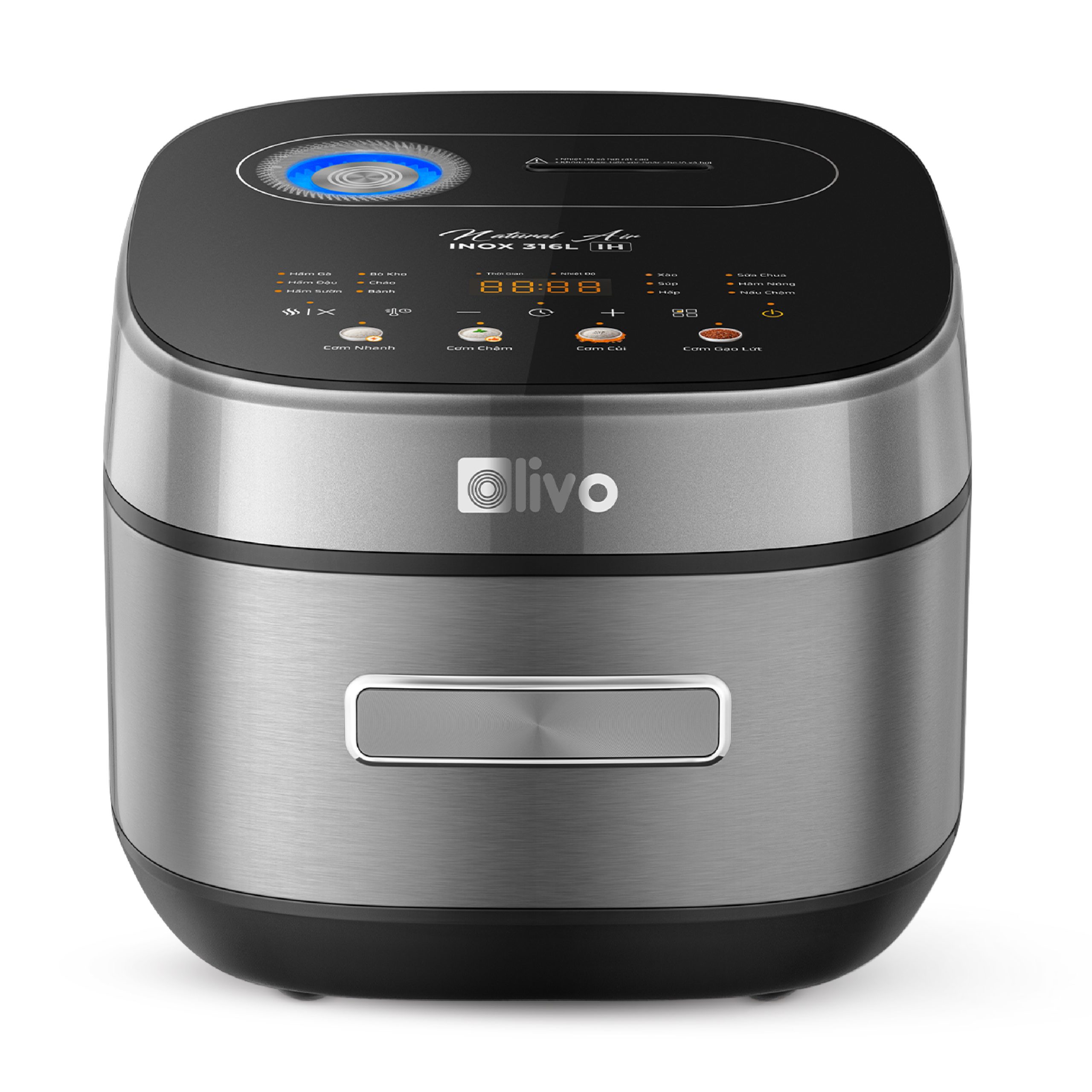 Nồi Cơm Điện Cao Tần OLIVO RC900IH – Lòng Nồi INOX 316L Cao Cấp, Công Nghệ Cao Tần Giữ Trọn Dinh Dưỡng, Bảng Điều Khiển Oled Sống Động, Hiện Đại, Cao Cấp